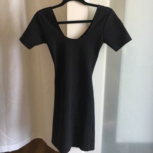 RVCA Cross Open Back Body Con Dress